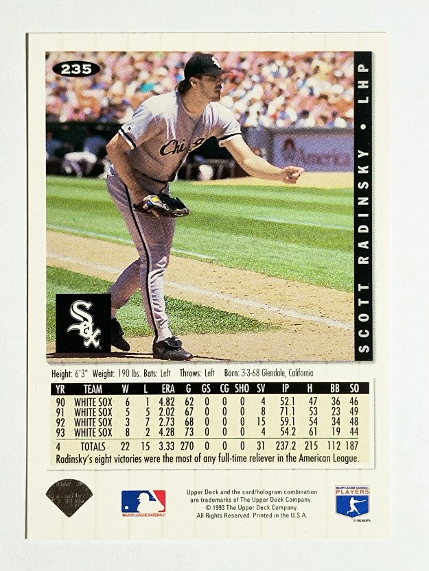 1994 Collector's Choice #235 Scott Radinsky