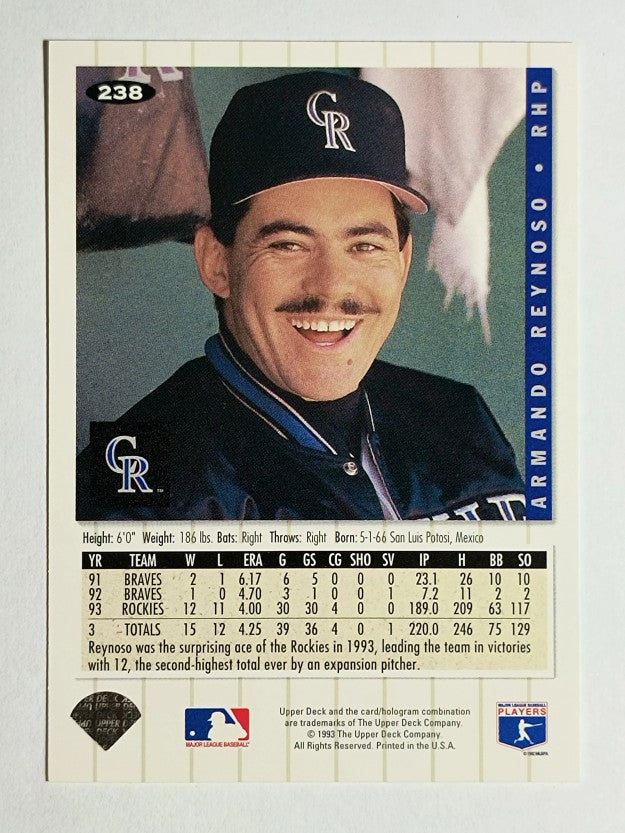 1994 Collector's Choice #238 Armando Reynoso