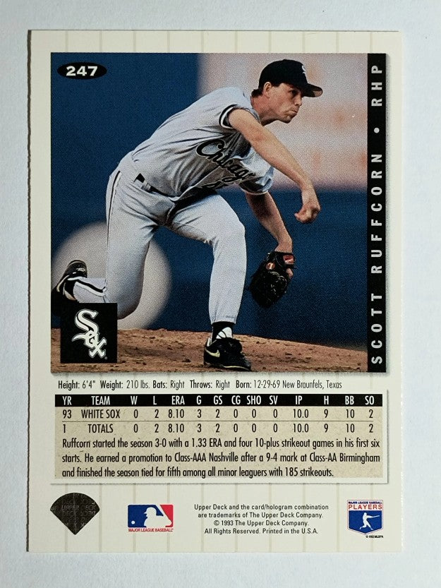 1994 Collector's Choice #247 Scott Ruffcorn