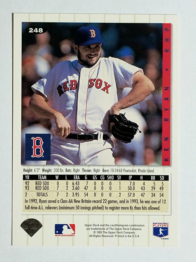1994 Collector's Choice #248 Ken Ryan