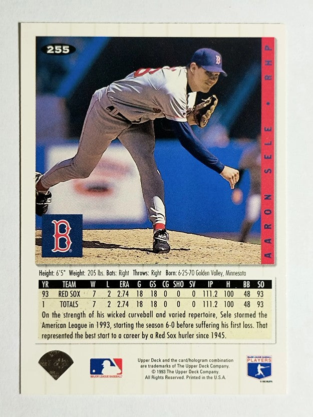 1994 Collector's Choice #255 Aaron Sele