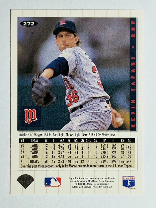 1994 Collector's Choice #272 Kevin Tapani