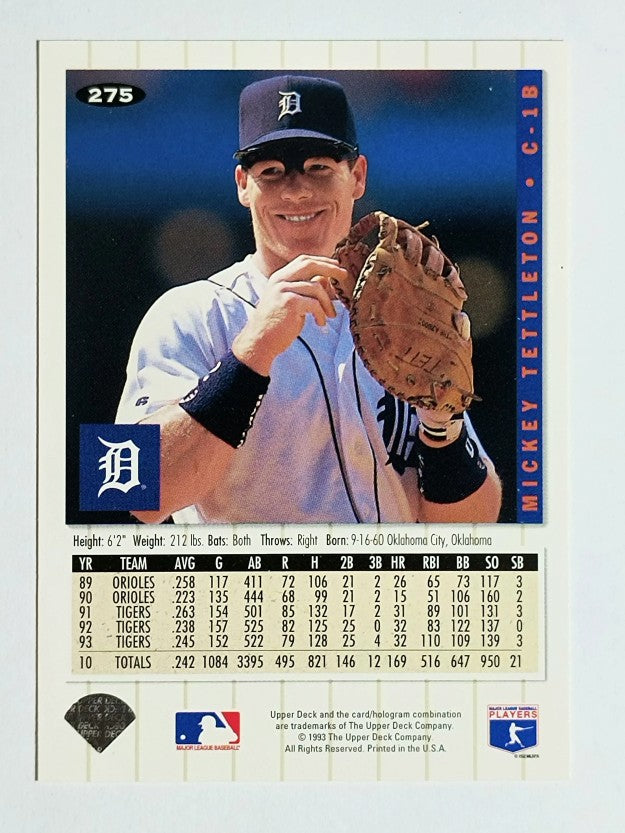 1994 Collector's Choice #275 Mickey Tettleton
