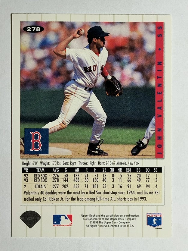 1994 Collector's Choice #278 John Valentin