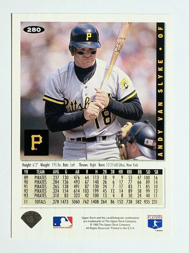 1994 Collector's Choice #280 Andy Van Slyke
