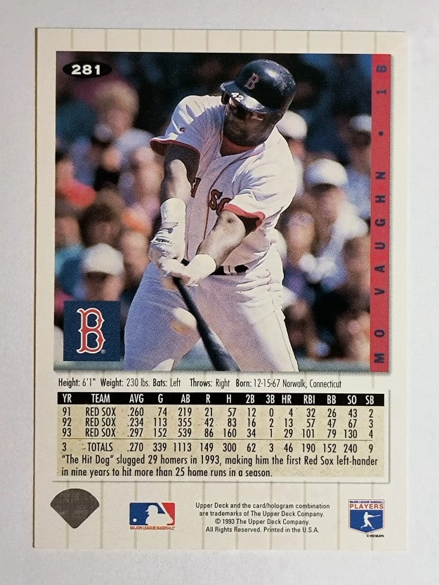 1994 Collector's Choice #281 Mo Vaughn