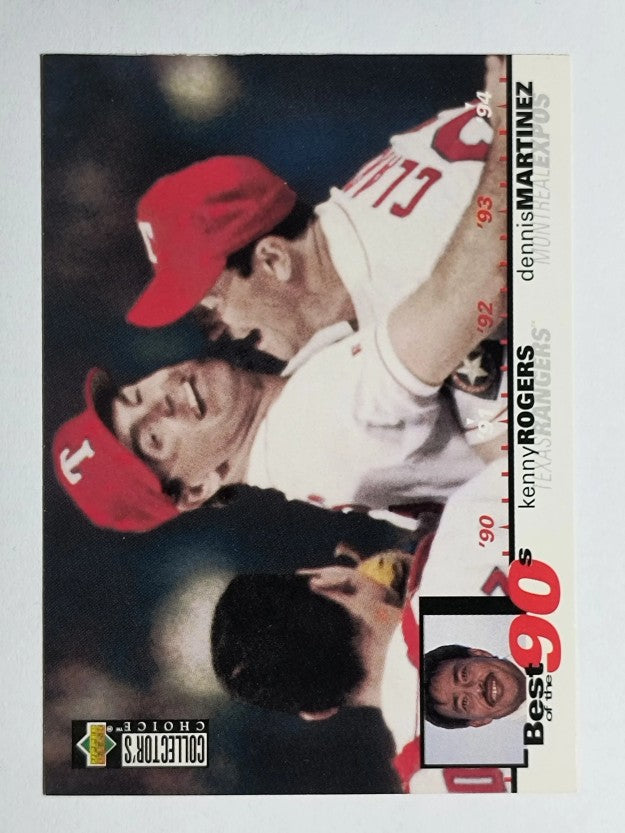 1995 Collector's Choice #65 Dennis Martinez/Kenny Rogers B90
