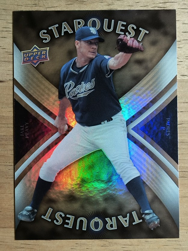 2008 Upper Deck StarQuest Ultra Rare #15 Jake Peavy (scratched)