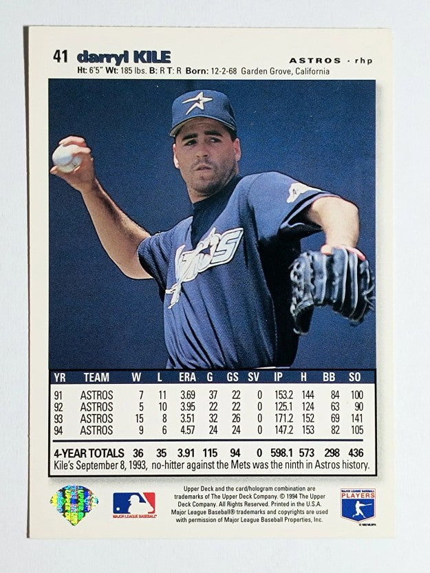 1995 Collector's Choice SE #41 Darryl Kile