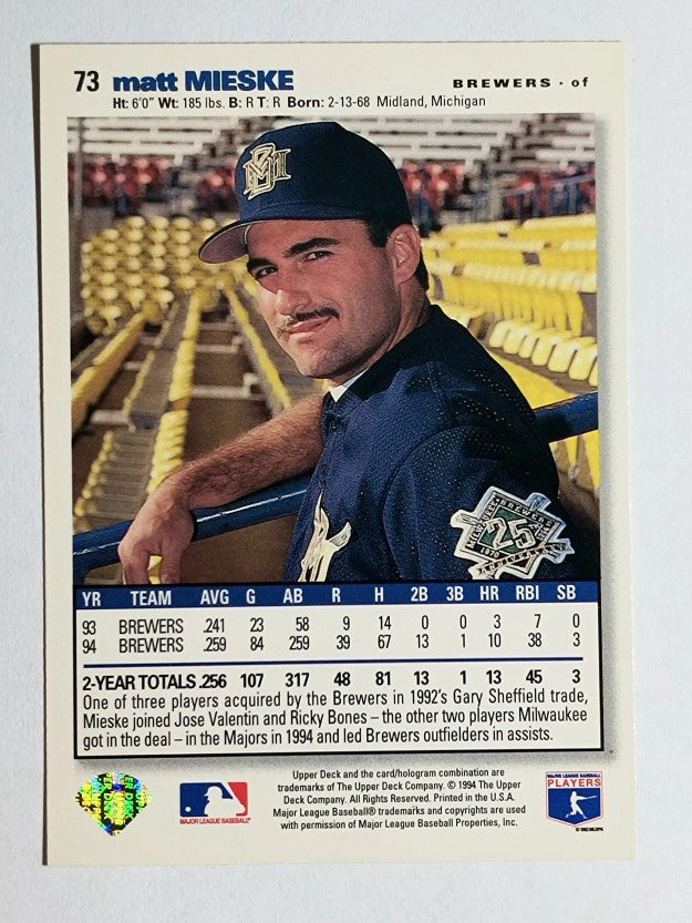1995 Collector's Choice SE #73 Matt Mieske