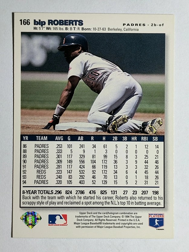 1995 Collector's Choice SE #166 Bip Roberts