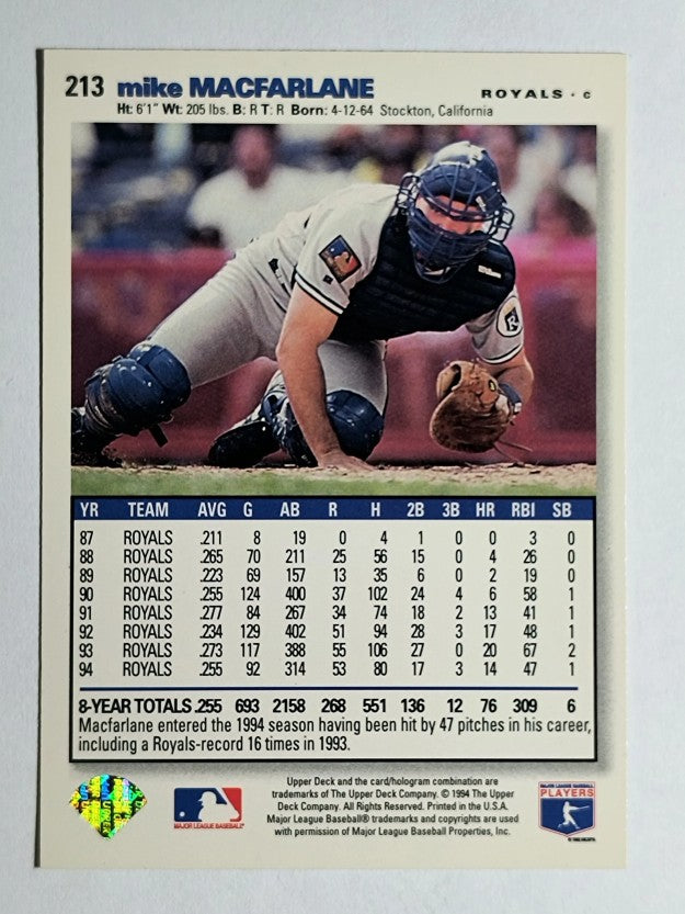 1995 Collector's Choice SE #213 Mike Macfarlane