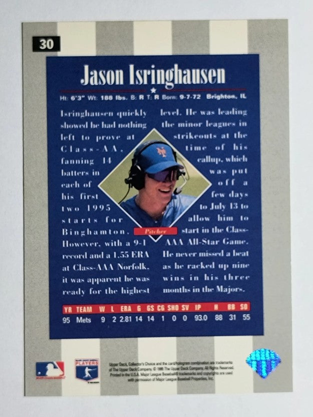 1996 Collector's Choice #30 Jason Isringhausen