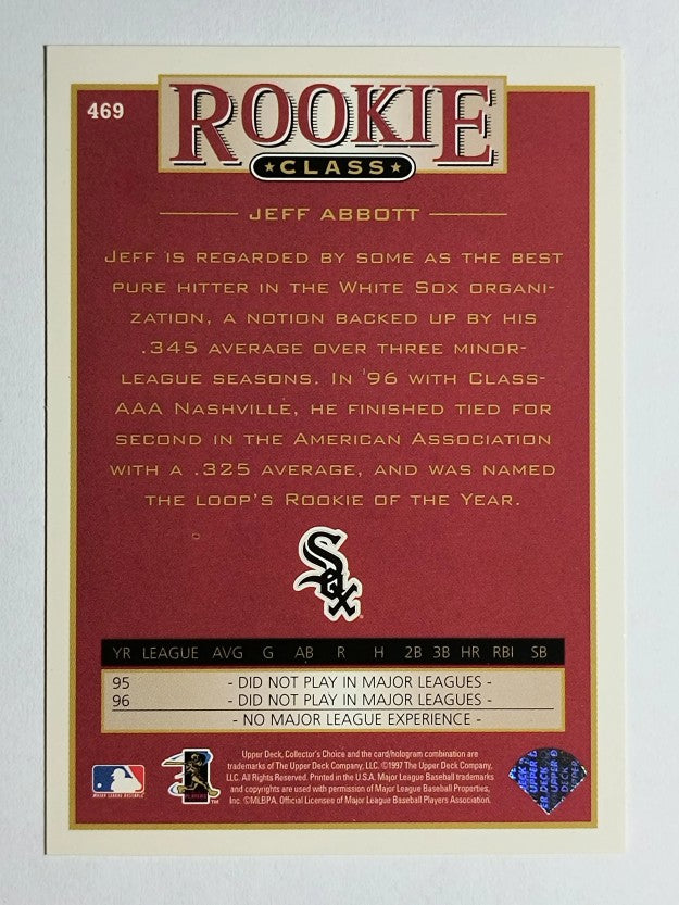 1997 Collector's Choice #469 Jeff Abbott