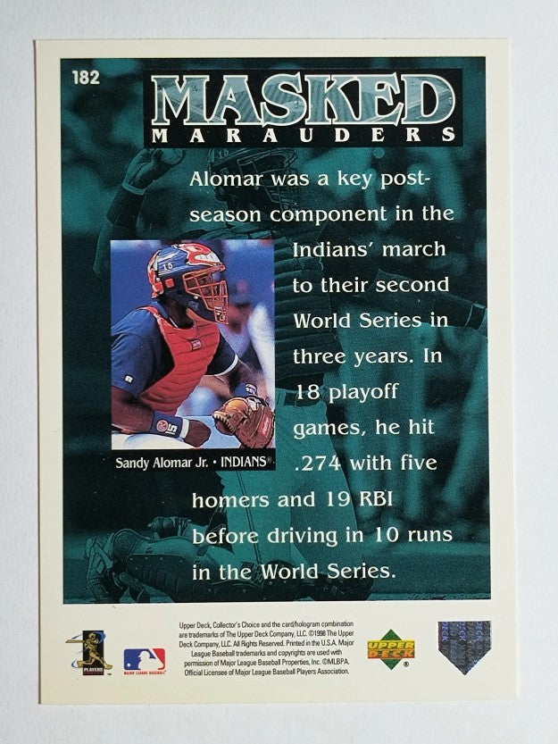 1998 Collector's Choice #182 Sandy Alomar Jr. MM