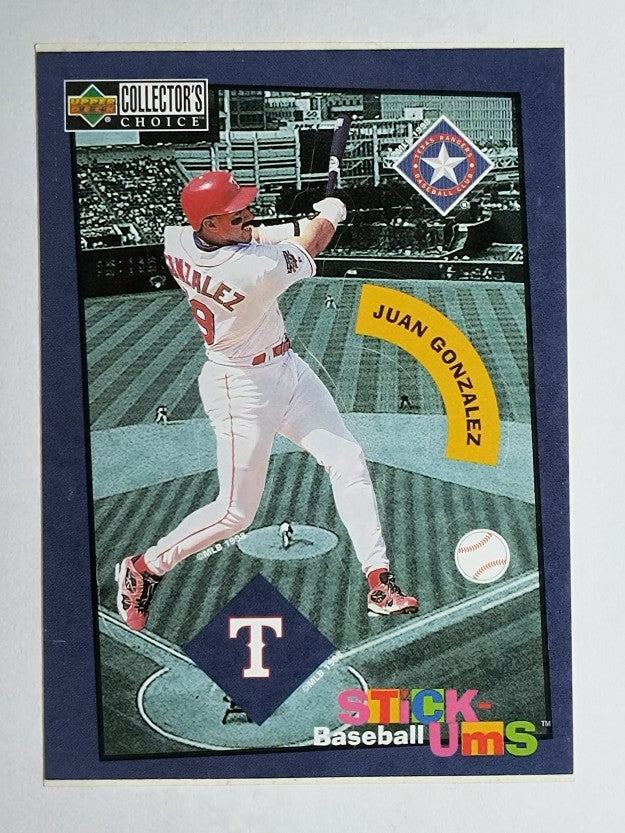 1998 Collector's Choice Stick 'Ums #27 Juan Gonzalez