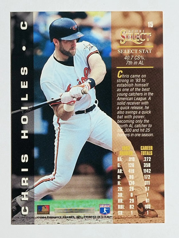 1994 Select #15 Chris Hoiles