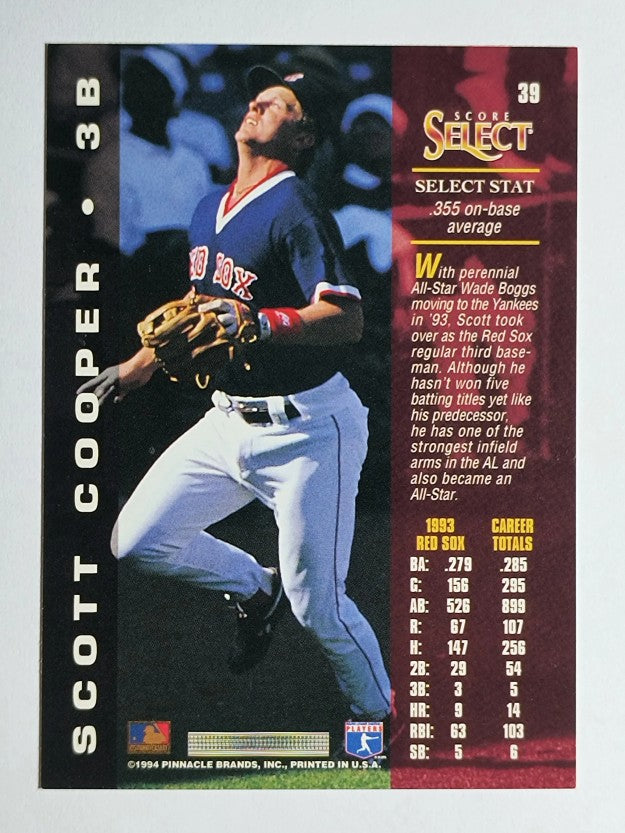 1994 Select #39 Scott Cooper