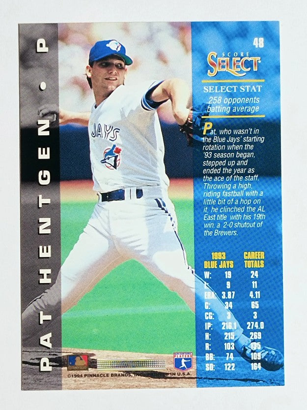 1994 Select #48 Pat Hentgen