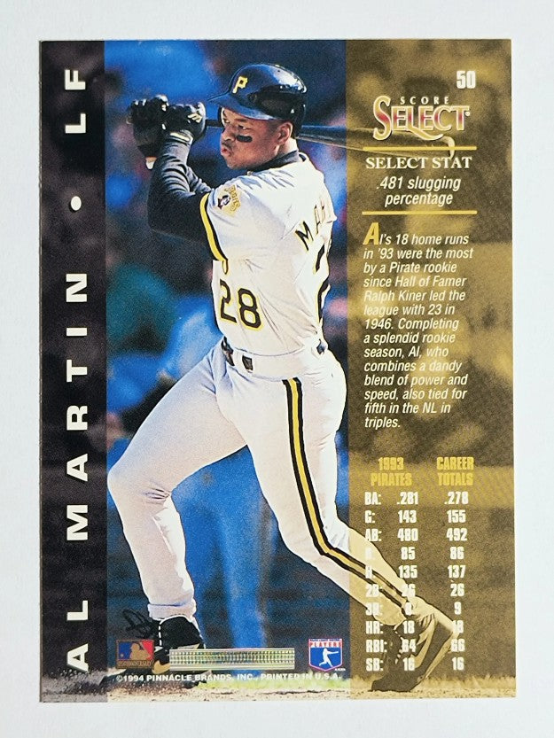 1994 Select #50 Al Martin