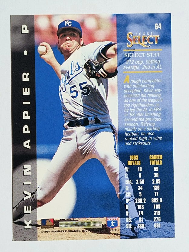 1994 Select #64 Kevin Appier