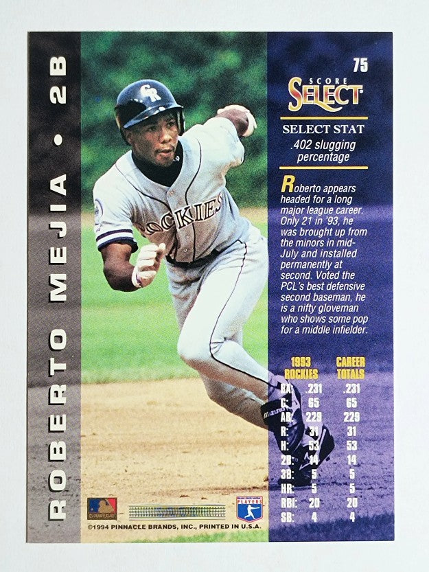 1994 Select #75 Roberto Mejia