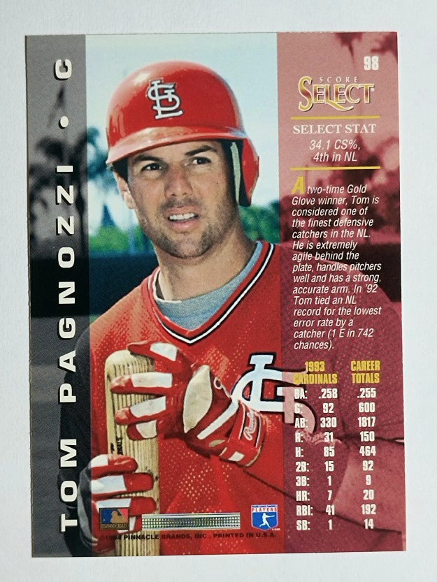 1994 Select #98 Tom Pagnozzi