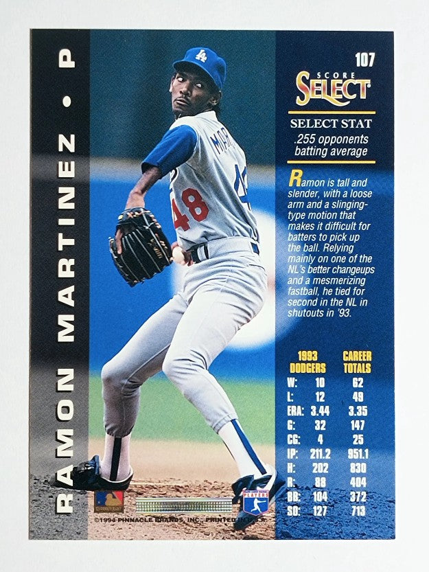 1994 Select #107 Ramon Martinez