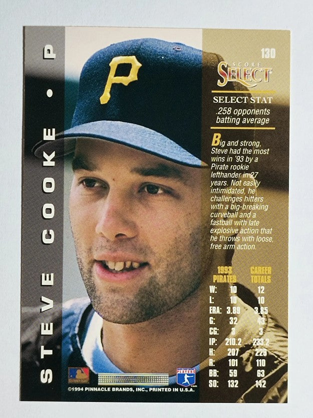1994 Select #130 Steve Cooke