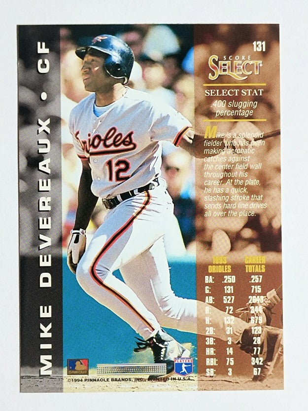 1994 Select #131 Mike Devereaux