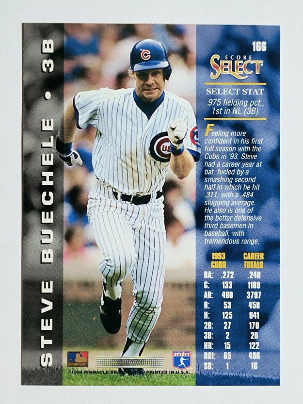 1994 Select #166 Steve Buechele