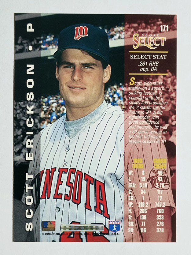 1994 Select #171 Scott Erickson