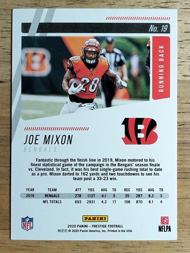 2020 Prestige #19 Joe Mixon