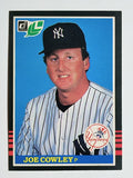 1985 Leaf/Donruss #58 Joe Cowley