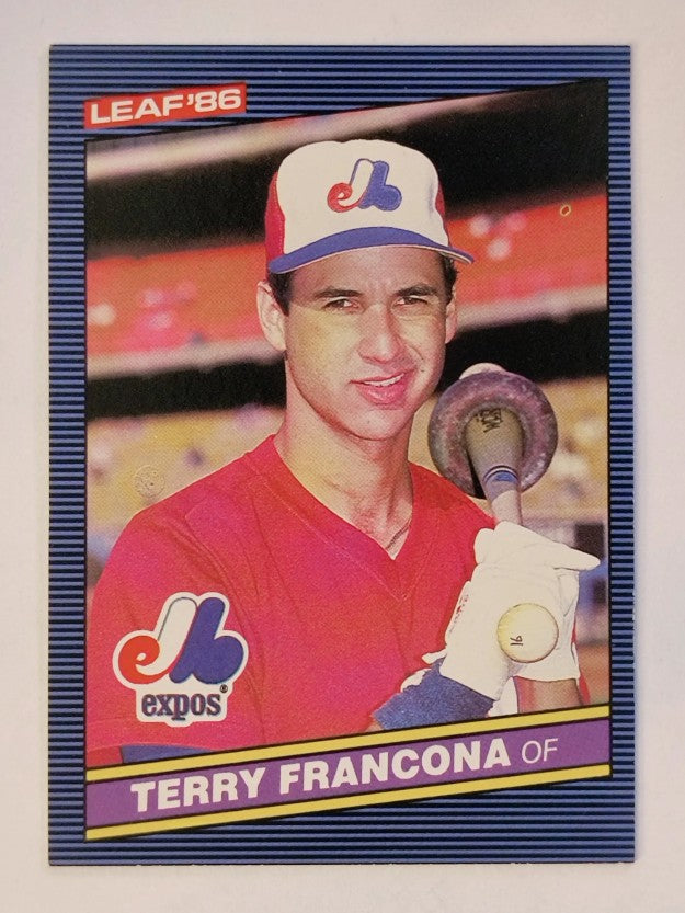 1986 Leaf/Donruss #191 Terry Francona