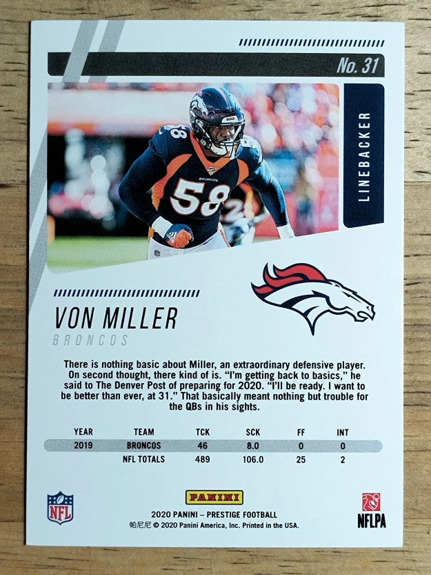 2020 Prestige #31 Von Miller