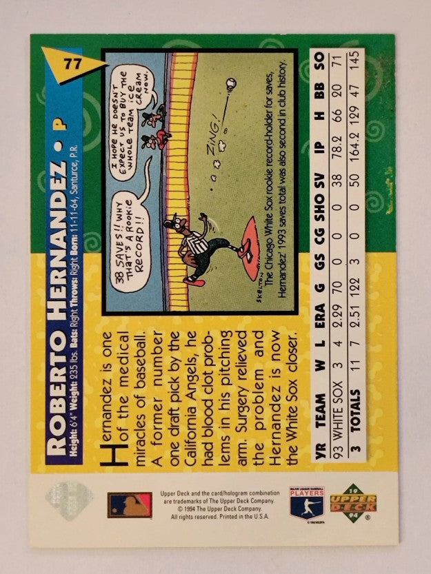 1994 Fun Pack #77 Roberto Hernandez