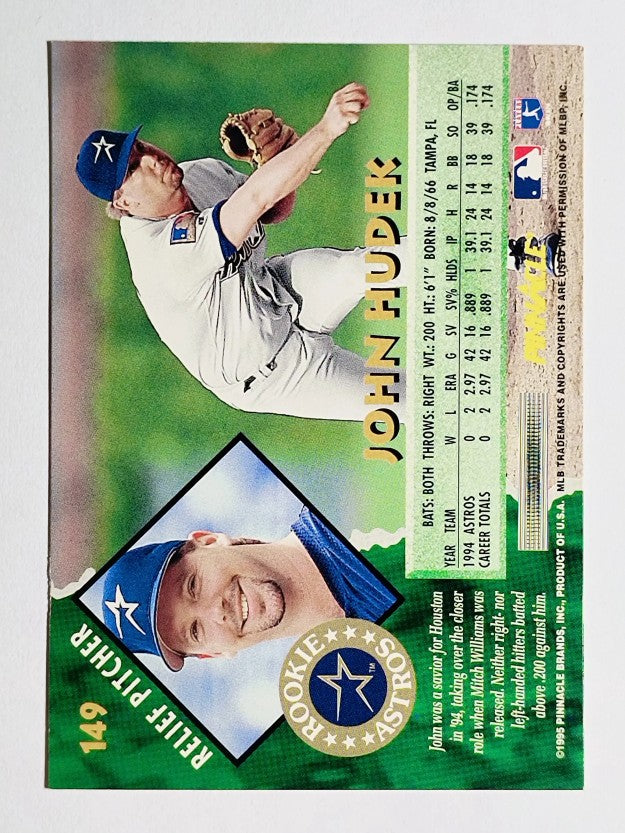 1995 Pinnacle #149 John Hudek