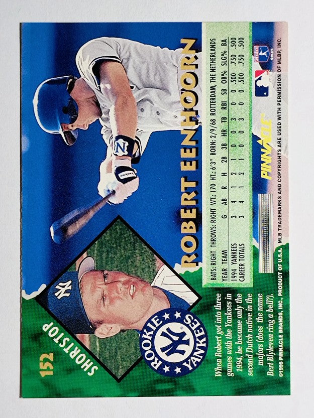 1995 Pinnacle #152 Robert Eenhoorn