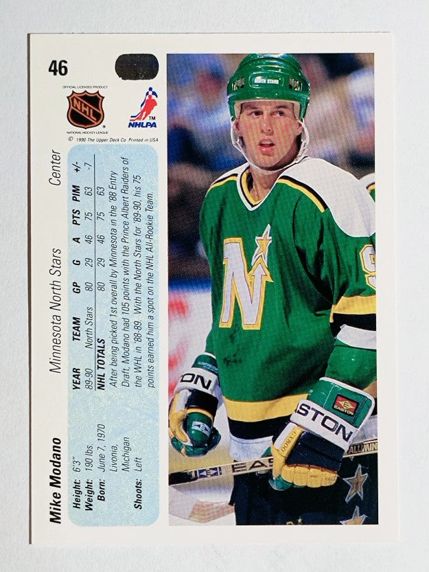 1990-91 Upper Deck #46 Mike Modano RC (NM)
