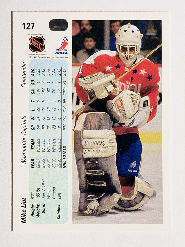 1990-91 Upper Deck #127 Mike Liut