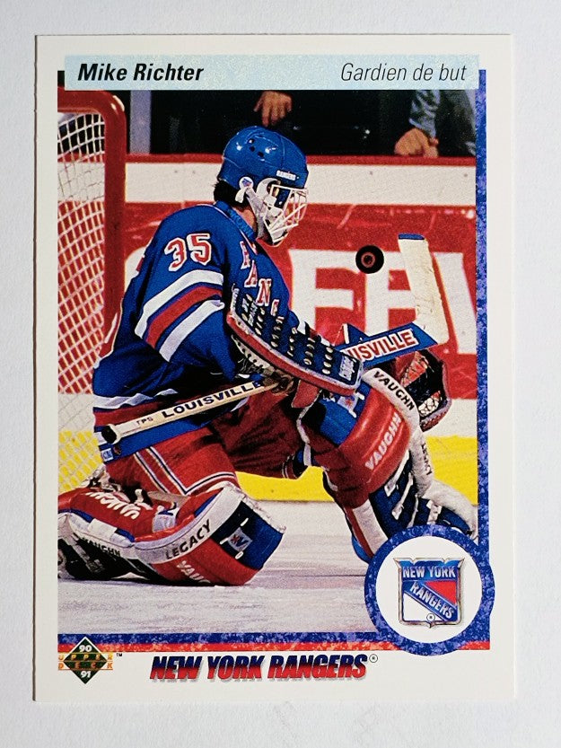 1990-91 Upper Deck French #32 Mike Richter RC