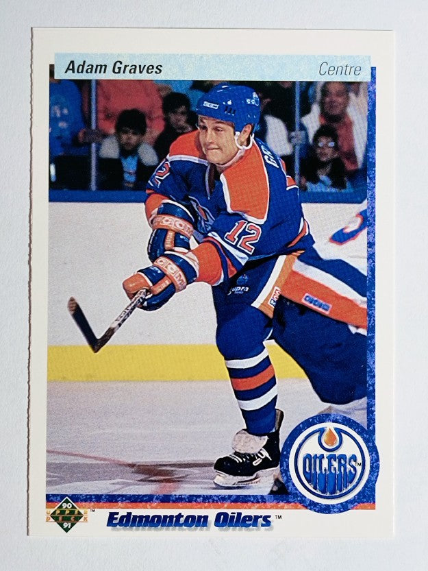 1990-91 Upper Deck French #344 Adam Graves RC