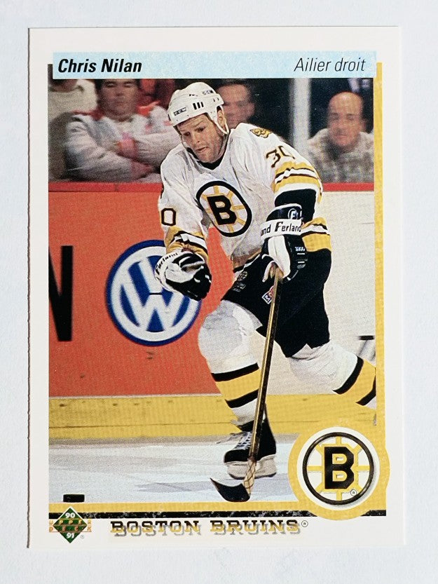 1990-91 Upper Deck French #442 Chris Nilan