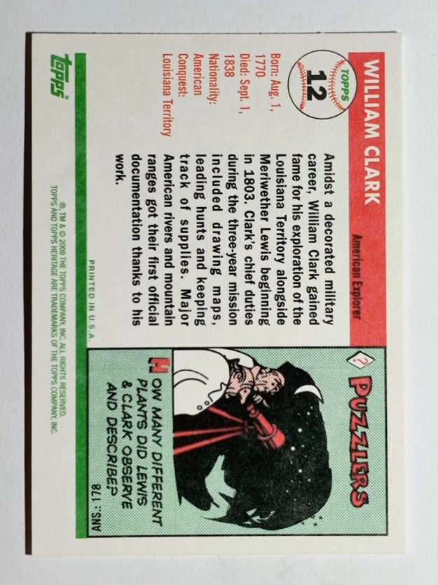 2009 Topps American Heritage #12 William Clark