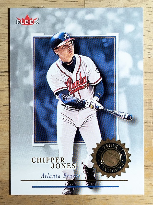 2001 Fleer Authority #36 Chipper Jones