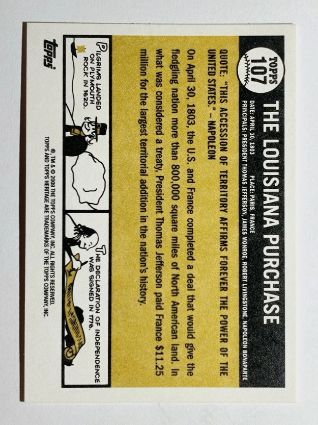 2009 Topps American Heritage #107 The Louisiana Purchase