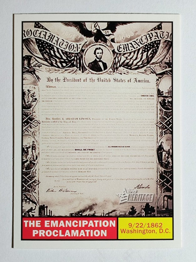 2009 Topps American Heritage #110 The Emancipation Proclamation