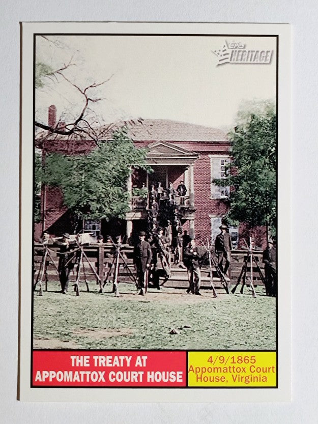 2009 Topps American Heritage #111 The Treaty at Appomattox Courthouse