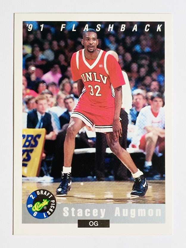 1992 Classic #95 Stacey Augmon FB